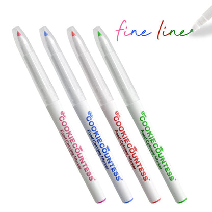 FINE TIP EDIBLE MARKER SET