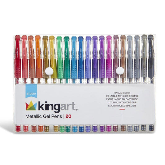 Gel Pens 20 Metallic Colors