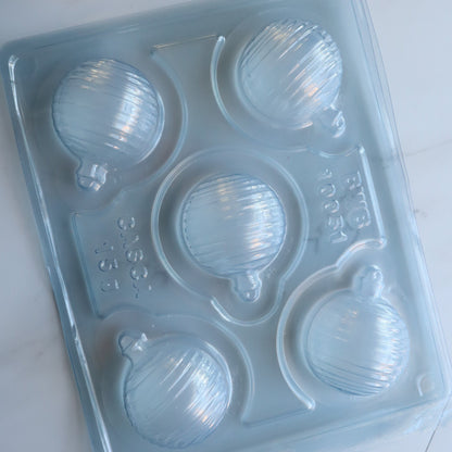 CHRISTMAS ORNAMENT (3 PART) CHOCOLATE MOLD