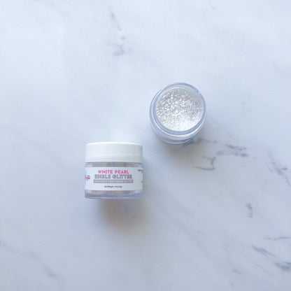 WHITE PEARL GLITTER DUST