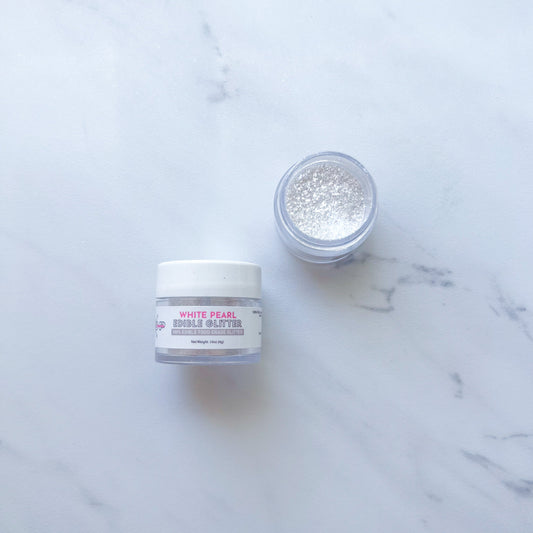 WHITE PEARL GLITTER DUST