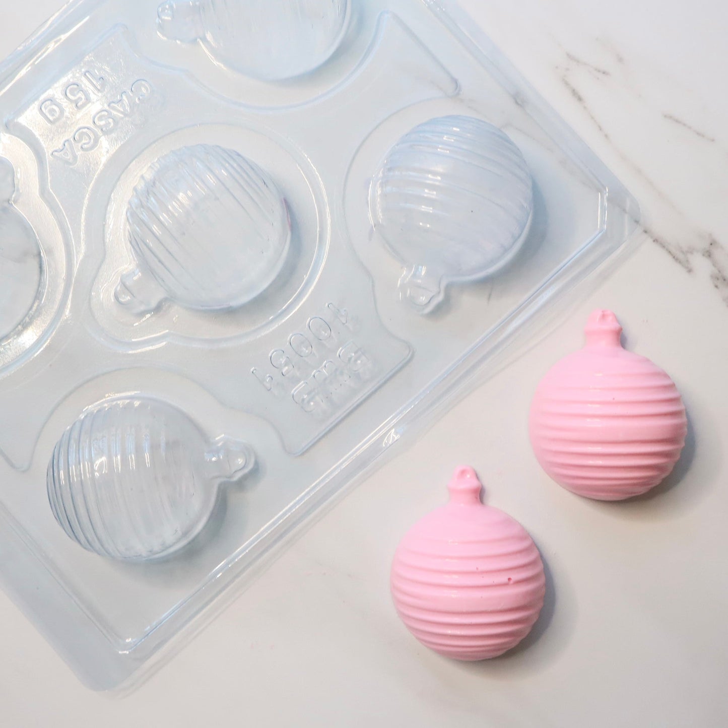 CHRISTMAS ORNAMENT (3 PART) CHOCOLATE MOLD
