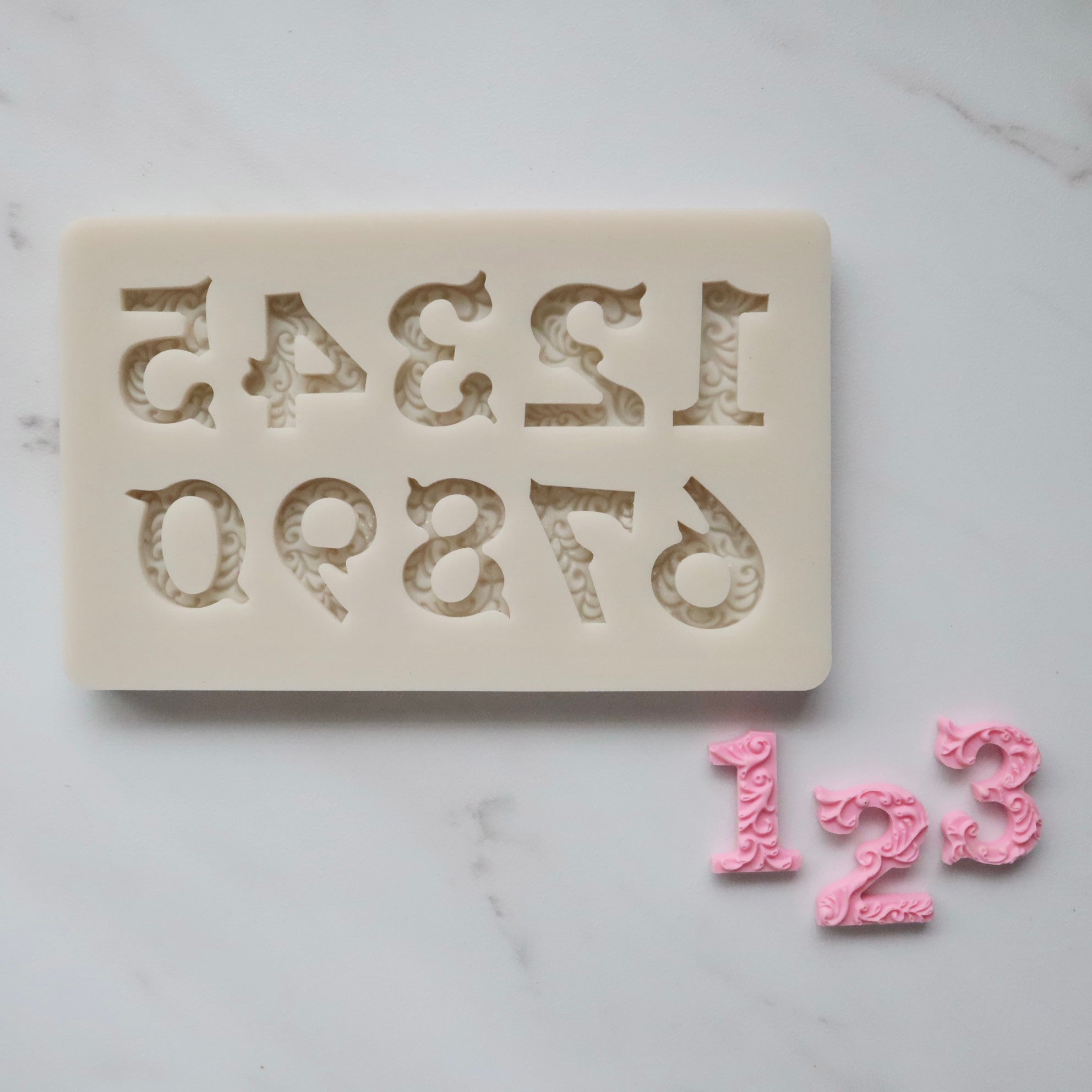 FILIGREE NUMBERS MOLD – The Paperly & Co.