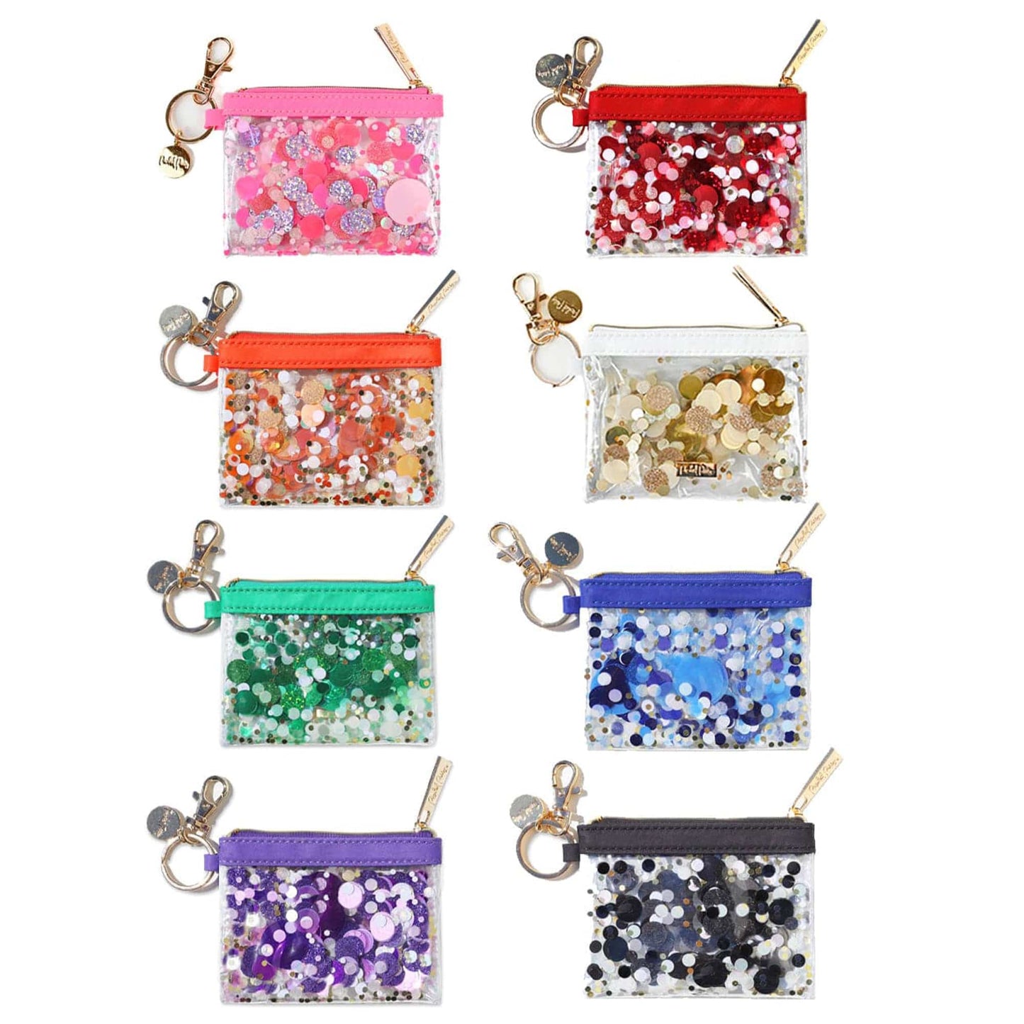 Spirit Squad Confetti Keychain Wallet
