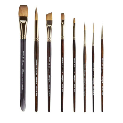 Finesse™ Synthetic Kolinsky Sable Brush Set - 8 pc