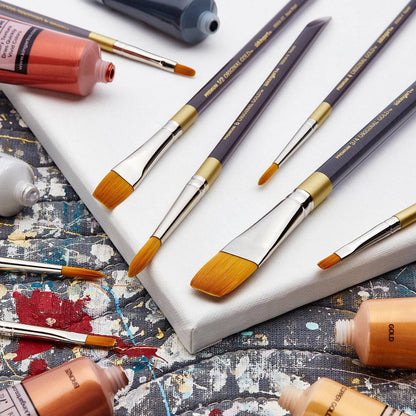 Original Gold® Golden Taklon Acrylic Handle Brush Set 12 pc
