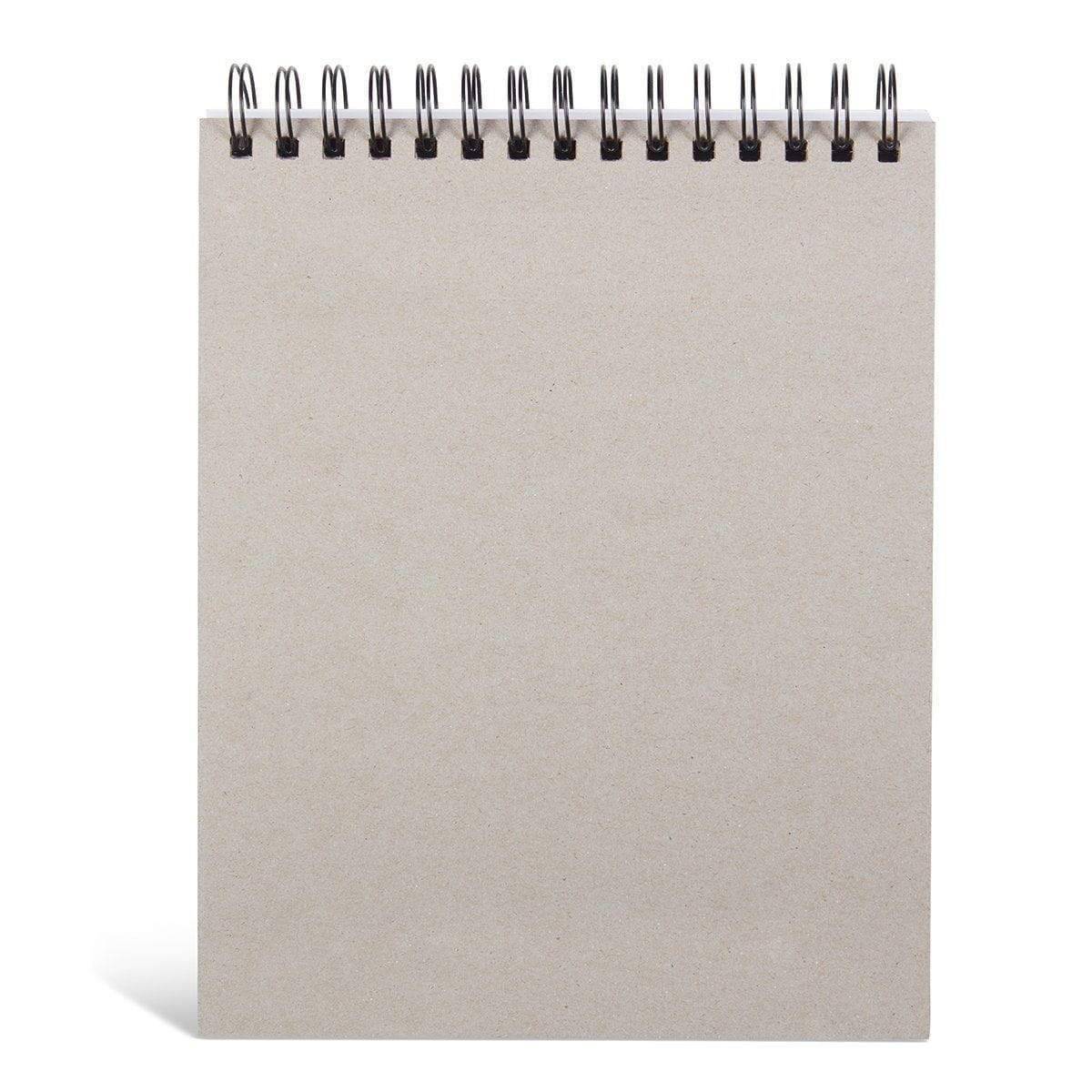 Drawing Paper Pads - Top Spiral - 8" x 10" - 2 Pack - 75 Sheets Each