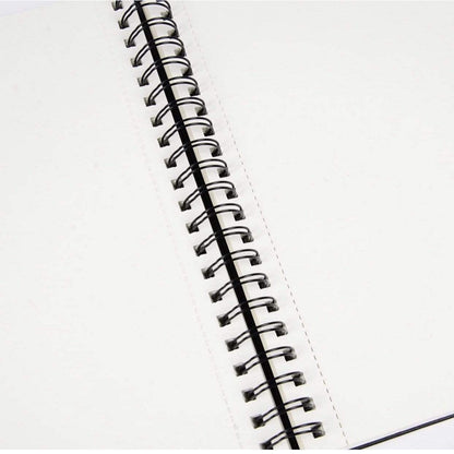 Hardcover Sketchbook - Side Spiral - 9” x 12” - 100 Sheets