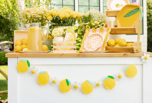 Felt Lemon Banner