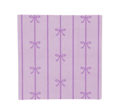 Le Lilac Signature Bow Small Napkins
