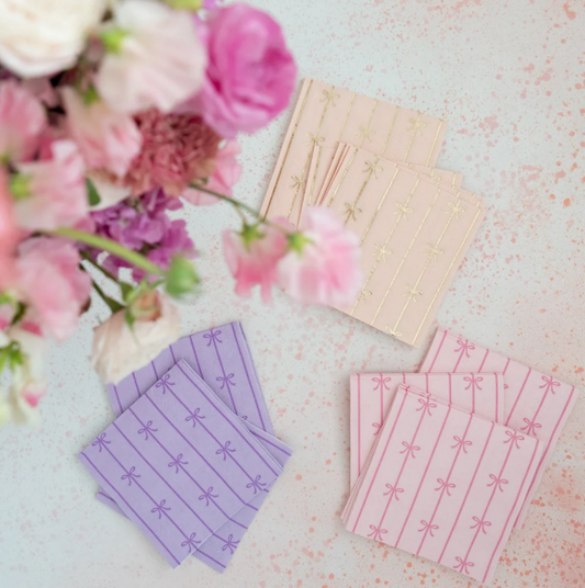 Le Lilac Signature Bow Small Napkins