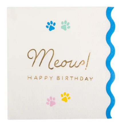 Meow Cocktail Napkin