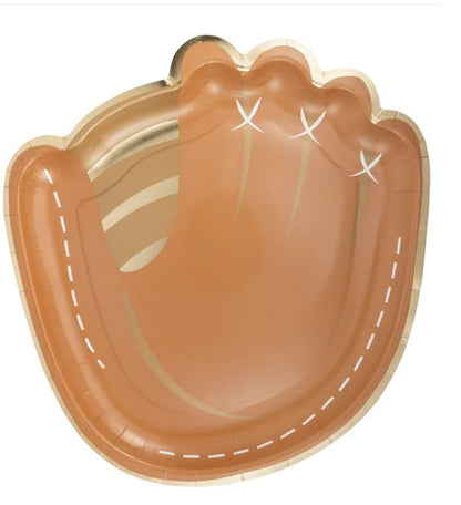 Baseball Mitt Shaped Paper Plate