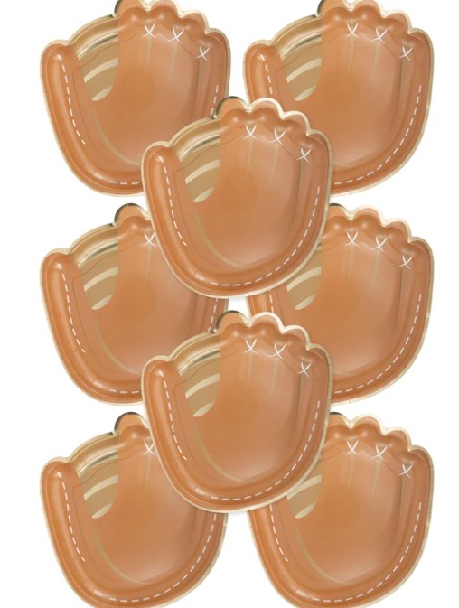 Baseball Mitt Shaped Paper Plate