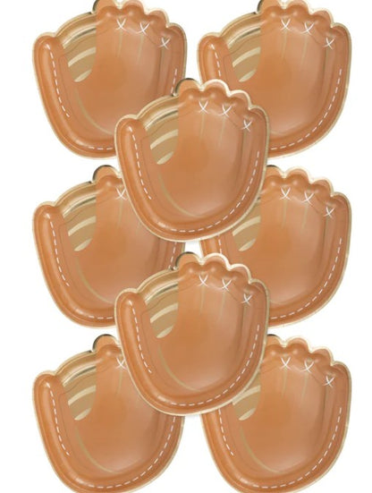 Baseball Mitt Shaped Paper Plate