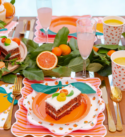 Orange Shaped Plate