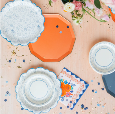 Sunkissed Orange Signature Large Plates