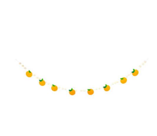 Felt Orange Banner