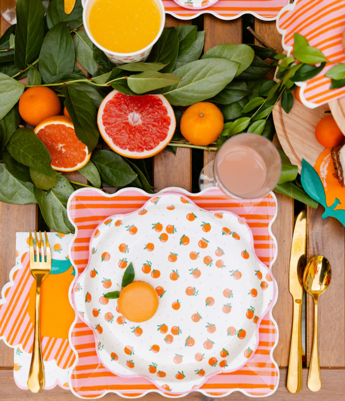 Oranges 10 inch Plate