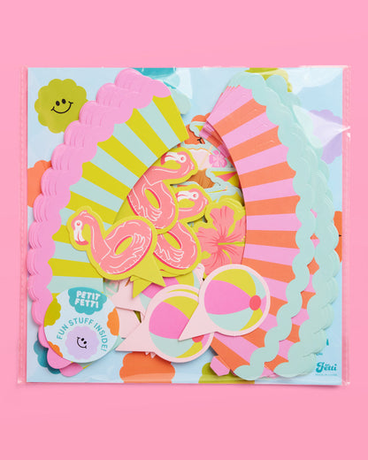 Pool Party Cupcake Toppers - 24 pc set