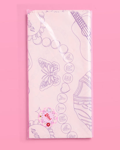 Eras Coloring Tablecloth - paper coloring tablecloth