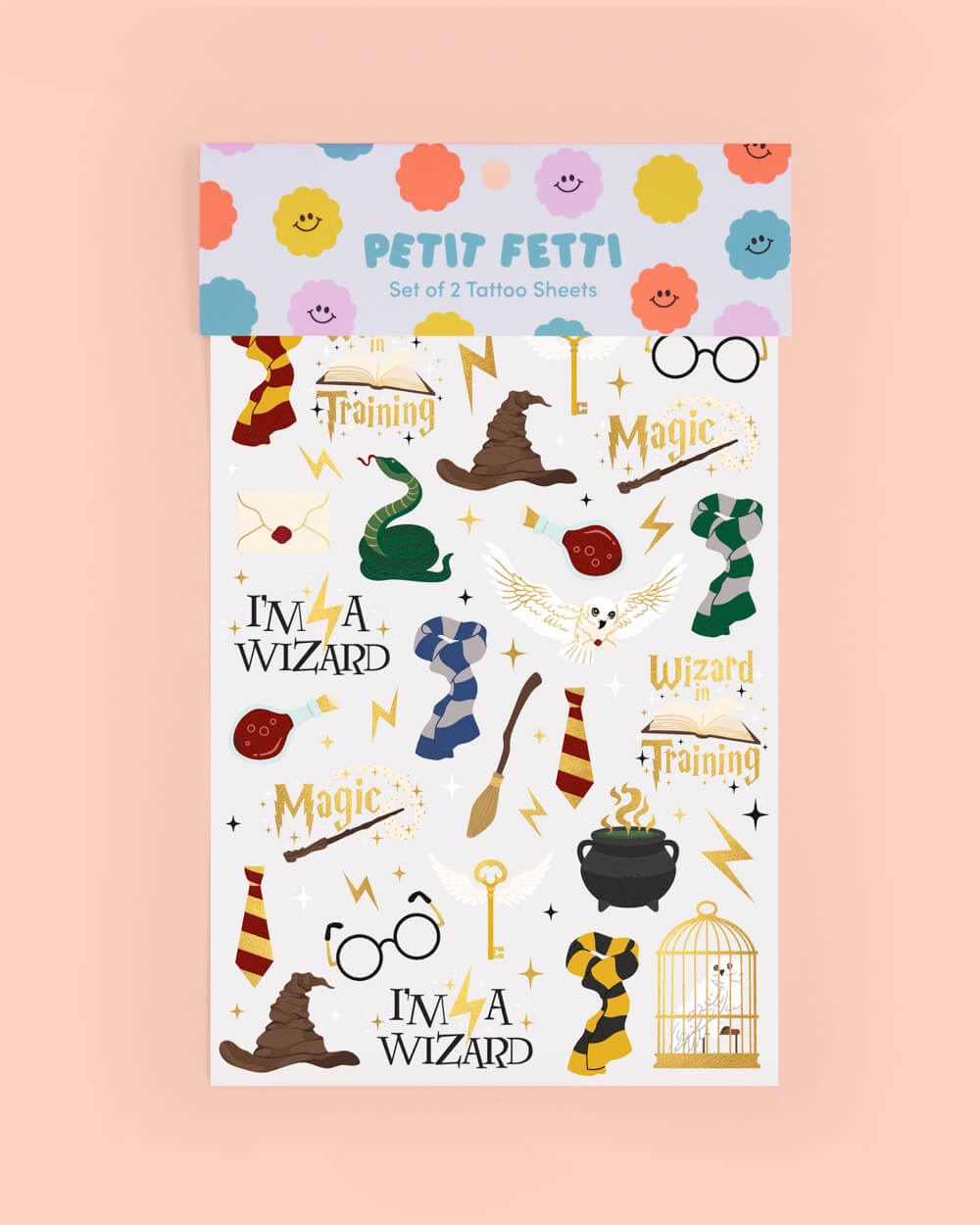Wizard Tats - 56 temporary tattoos