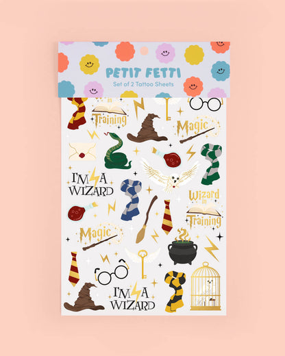 Wizard Tats - 56 temporary tattoos