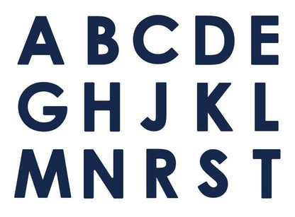 Confetti Letter Stickers - Adhesive Patches