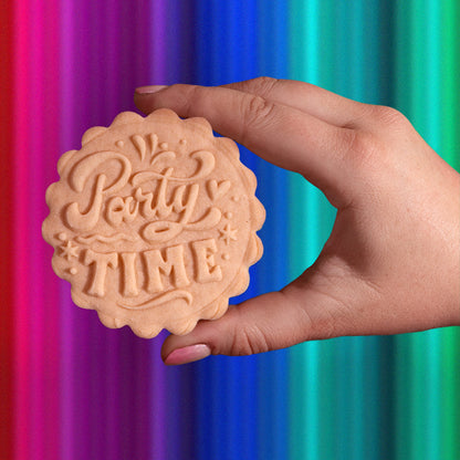 Embossed Birthday Cookie Stamp - Let's Celebrate