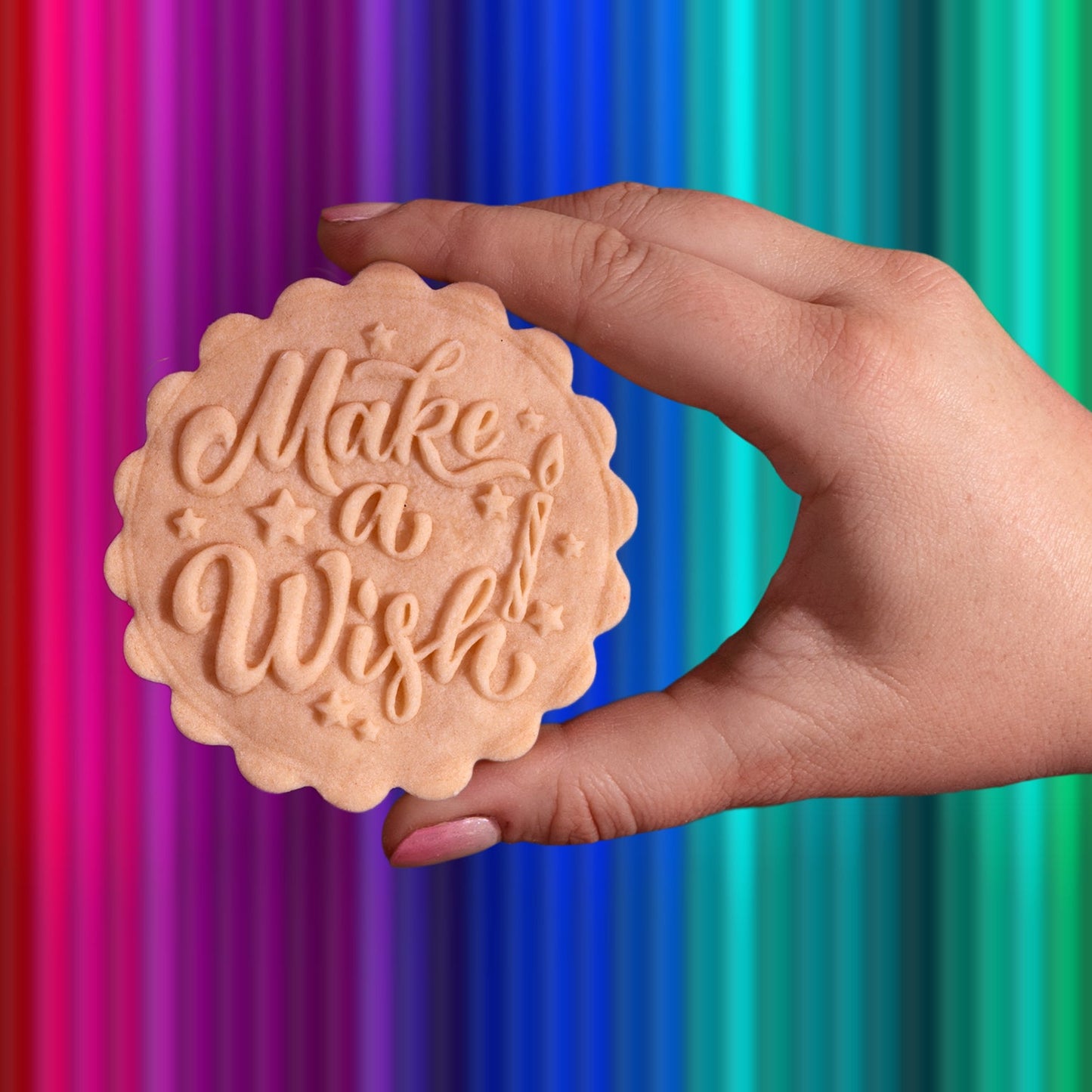 Embossed Birthday Cookie Stamp - Party Time
