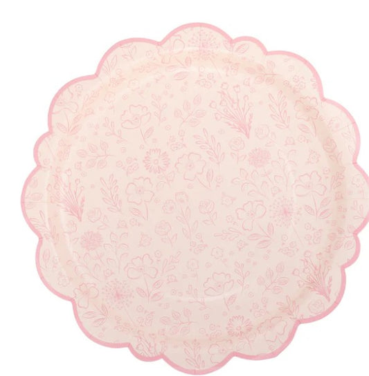Pembroke Pink Floral 10" Plate