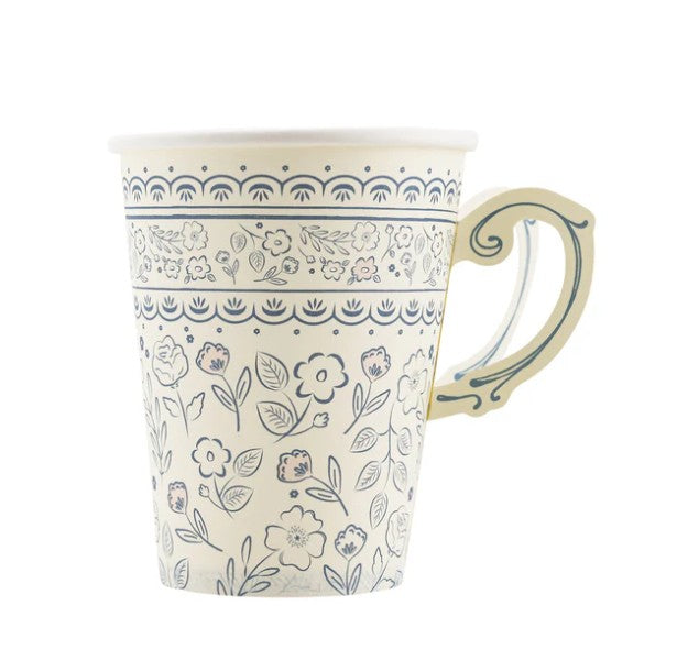 Tea Cup Paper Party Cups - 12 oz