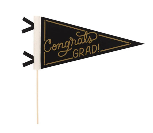 Congrats Grad Felt Pennant Banner