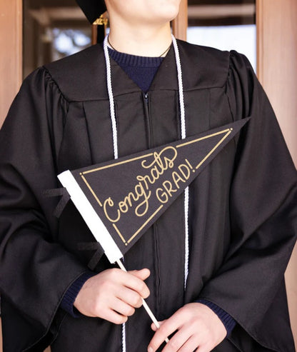 Congrats Grad Felt Pennant Banner