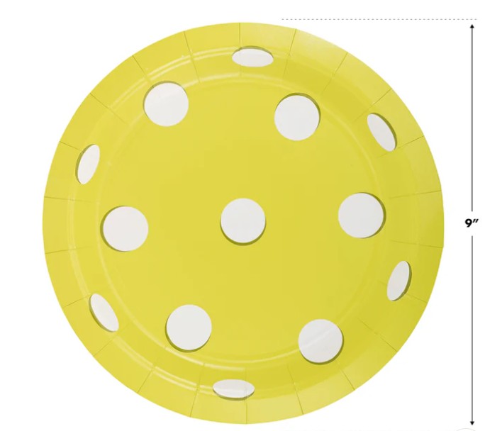 Pickleball Paper Plate