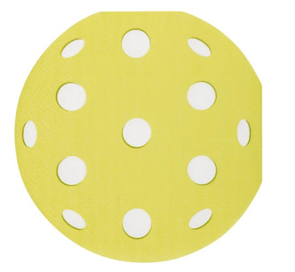 Pickleball Shaped Paper Cocktail Napkin