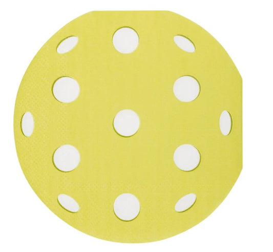 Pickleball Shaped Paper Cocktail Napkin