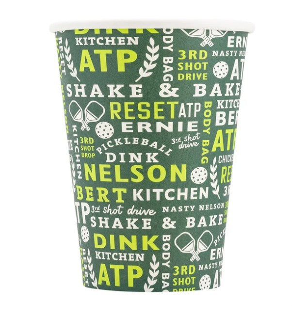 Pickleball Paper Cups