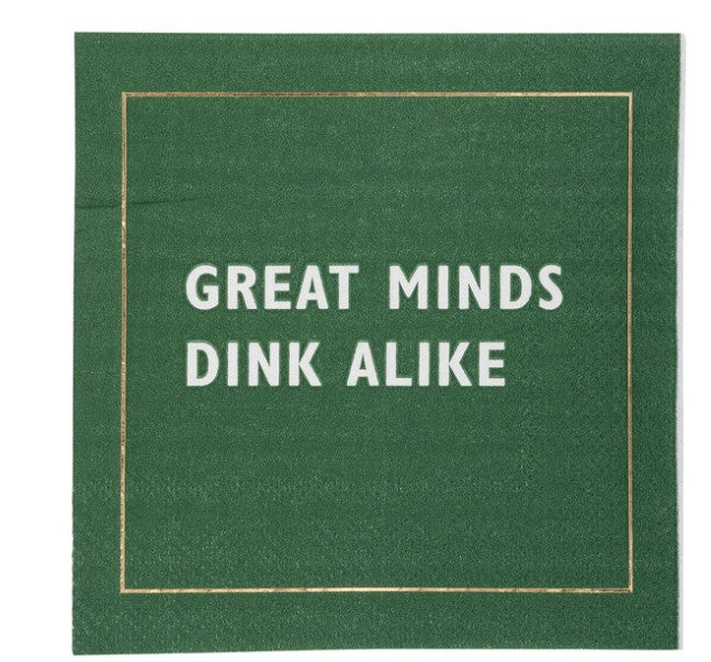 Pickleball Sayings Paper Cocktail Napkin Set