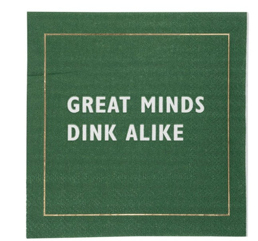 Pickleball Sayings Paper Cocktail Napkin Set