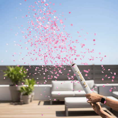Gender Reveal Confetti Launcher Cannon - Pink Or Blue