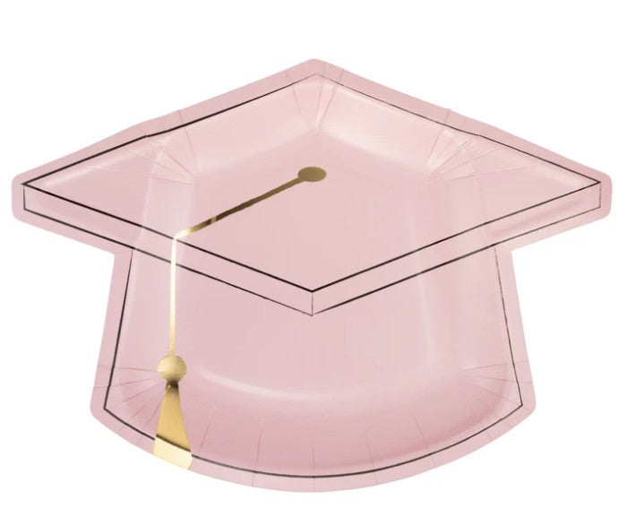 Pink Cap Shaped Plate