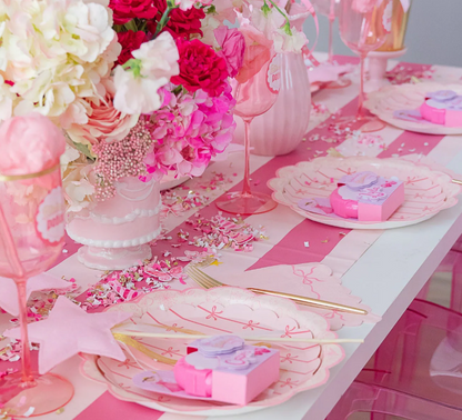 Petal Pink Signature Bow Small Plates