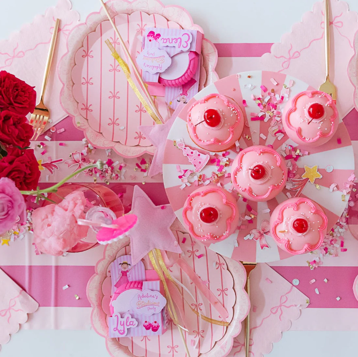 Petal Pink Signature Bow Small Plates