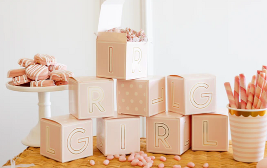 Pink Block Treat Box