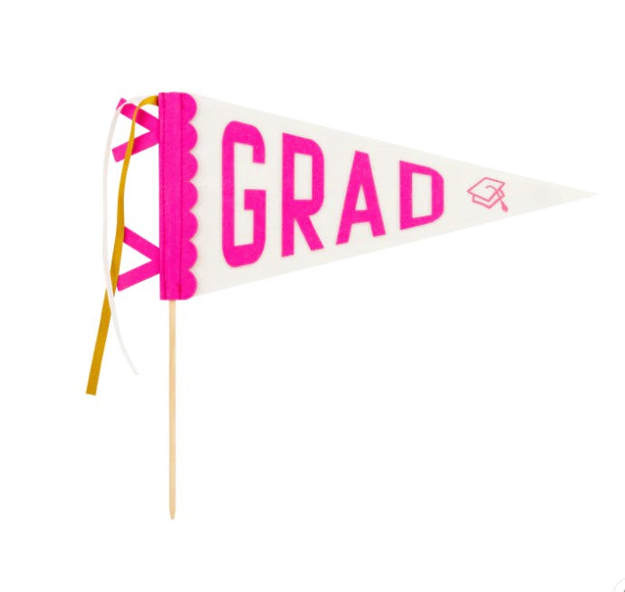 Pink Grad Felt Pennant Banner