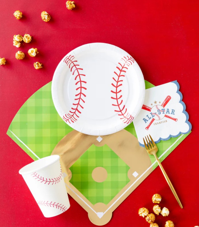 Baseball Diamond Paper Placemat