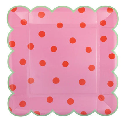 Polka Dot Plate Set