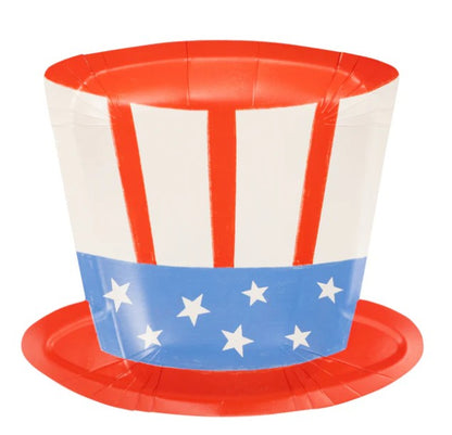 Uncle Sam Hat Paper Plate