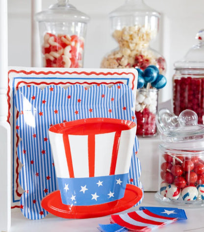 Uncle Sam Hat Paper Plate